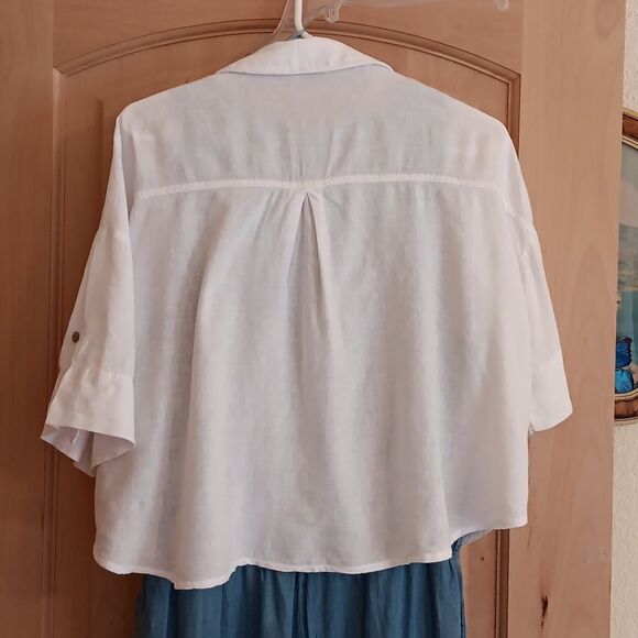 Knox Rose Jumpsuit and Zara Linen Blend Top Bundle. - Picture 6 of 16